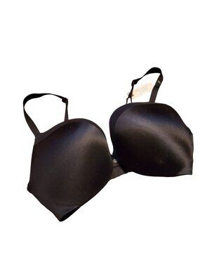Victoria's Secret Solid Black Push Up Bra Size 34D NWT